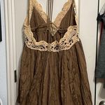 Free People  Breathless Mini Slip Crinkle Dress in Martini Photo 3