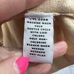 Vtg Y2K XL Tunic Dress Open Knit Crochet Boho Hippie Festival Whimsy Coquette Tan Photo 6