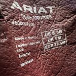 Ariat  10007065 Distressed Brown Suede Leather Square Toe Western Boots 8.5B Photo 10