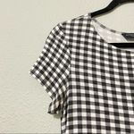 Dorothy Perkins  Black White Gingham Short Sleeve ALine Dress Womens 6 Whimsigoth Photo 5