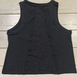 Members Mark Women’s  Soft Rib Tank Medium Semi Fitted Stretch Charcoal Grey Photo 3