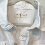 We The Free Free People Marci Jumpsuit Size Large Optic White Cotton Denim Photo 5