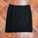 Tory Burch  Black Wool Mid Thigh Pencil Skirt Stretchy Waist Size 14 Photo 6