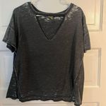 True Craft Grey V Neck Tee Photo 0