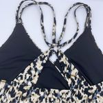Core 10 strappy surplice leopard print yoga/ sports bra women Size Medium Photo 3