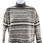 American Eagle  Outfitters Striped Mock Neck Turtleneck Long Sleeve Sweater XS Photo 63