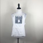 BB Dakota Top Brynlee Embroidered White L Photo 5