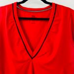 Good American NEW  Low Down Bodysuit Red Black Net Accent Sz 5 US XXL Minimalist Photo 5