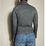 Anthropologie  Black Silver Sparkly Turtleneck Size XS Photo 1