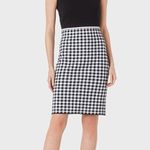 Hobbs London Saffi Knitted Dress Navy Ivory Womens 6 Photo 1