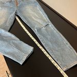 Alice + Olivia AO.LA Good highrise exposed button lightwash distressed jeans, 27 Photo 11