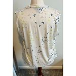 Nue Options Sleeveless Butterfly Cowl Neck Blouse Blouse 1X White Photo 5