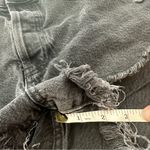 Free People We the Free Distrressed Black Jean Shorts Cutoffs 30 Photo 3