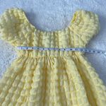 Bucket List Womens NWT Yellow Bubble Dress Sz Made in USA Preppy Clean Girl Size M Photo 3