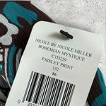 Nicole Miller Vtg 90s Y2K Paisley Chiffon Tank Blouse Skirt Set Boho Fairy Whimsical Fits Sz L Photo 3