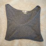 Bozzolo AS SEEN ON TIKTOK - Grey Long Sleeve Crop Top Photo 2