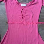 Meshki NEW Birdie Long Sleeve Knit Mini Dress in Bubblegum XXS Photo 11