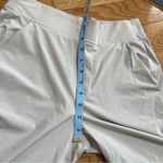 Athleta Brooklyn Pants Athletic Size 4 Abalone Grey Color Cream Ivory Photo 7