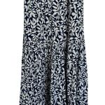 Abercrombie & Fitch Blue Floral Sleeveless Midi Dress Small Boho Casual Summer Photo 2