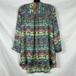 Lior Paris Multicolored Zip Collar 3/4 Sleeves XL Black Photo 1