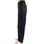 Old Navy Wow Loose Women's Black Straight Leg High Waisted Denim Jeans Pants 8 Photo 1
