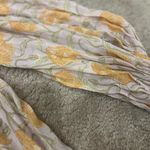 Zimmermann  Orange and Pink Floral Yoke Sheer Blouse AU 1 Boho Cottagecore Photo 3