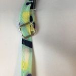 Ocean Drive Mini Dress Aqua Green Chiffon Medium Cut Out Sun Burst Beach Photo 6