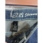 Apt. 9  Mid Rise Distressed Skinny Denim Blue Jeans‎ Plus Size 18 Photo 2
