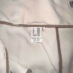 Brunello Cucinelli Silk Blend Pleat Front Cream Wide Leg Bermudas Shorts US 10 Photo 4