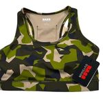 BASS OUTDOOR women Back Phone Pocket Removable Cups Racerback Bra Top Size M NWT Green Size M Photo 5