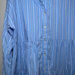 Pomander Place Shades of Blue Stripe Cara Dress Tiered S Preppy Nautical Photo 1