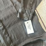 Calvin Klein Button Down Long Sleeve Work Office Blouses Chiffon Tops Size Small Photo 4