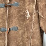 Baby Phat  Penny Lane Y2K VTG Tan Toggle Coat faux suede Sherpa Embroidered XL Photo 11