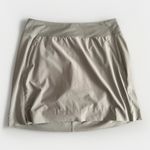 Athleta Soho Skort Gray Size 10 Athletic Skirt Pickleball Gold Athleisure Photo 0
