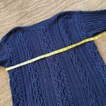 Ralph Lauren exclusively hand knit chunky cotton sweater Blue Size M Photo 4