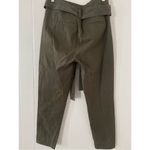 frame denim Frame Ankle Paper Bag Trousers in Commander Green Size 24 Gently Used Photo 6