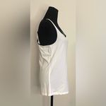 Fabletics - White with black detailing woman’s workout tank top Size S Photo 1