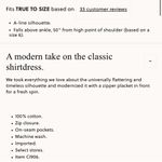 J.Crew  Zip-up shirtdress in cotton poplin Photo 2