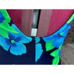 La cove swimsuit floral modesty panel skirtlet blue green Size 12 Photo 8