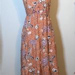 Sonoma š©µNWOT𩵠LINEN BLEND MIDI DRESS by W/ADJUSTABLE STRAPS & POCKETS SZ SMALL Photo 2