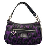 Coach  Purple/Black Daisy Ocelot Soho Shoulder Bag 2012 Photo 0
