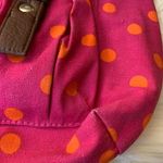Candie's  Pink and Orange Polka Dot Tote Bag Photo 3