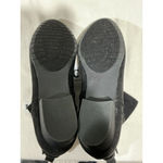 SO Womans  Wms Size 8 M Black Suede Bootie Side Zip Strap Buckle Photo 5