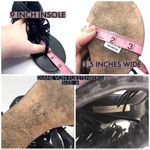 Diane Von Furstenberg  "PALOMA" BLACK SUEDE FRINGE THONG SANDALS (6/6.5) Photo 13