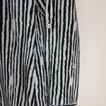 kim rogers  XL Black White Rough Stripe Top Plus Photo 4