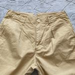 Alex Mill Utility Khaki Straight Trousers Pants 12” High Rise Tan Size 6 Photo 4