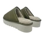 Anthropologie Maeve Puffy Platform Slippers Green Size Large US 10 11 Photo 8
