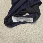 J.Crew NWT Navy Blue Bow Tie One Shoulder One-Piece Swimsuit Size 20 Photo 5