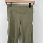 Athleta Women XS Green Mesh Contender Capri Leggings Pull On Stretch Powerlift Photo 2