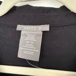 Matty M Women’s Large Black Linen Romper with Belt Minimalist Lagenlook Photo 1